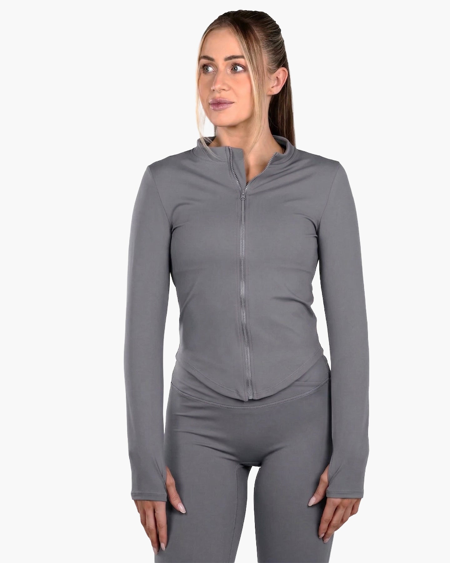 EveryMove™ Zip Jacket | Stone Grey
