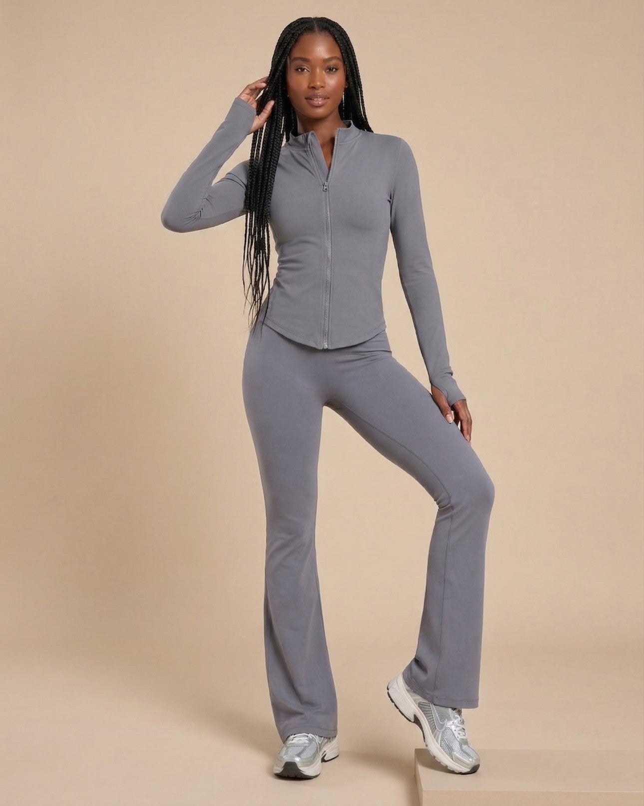 EveryMove™ Zip Jacket | Stone Grey