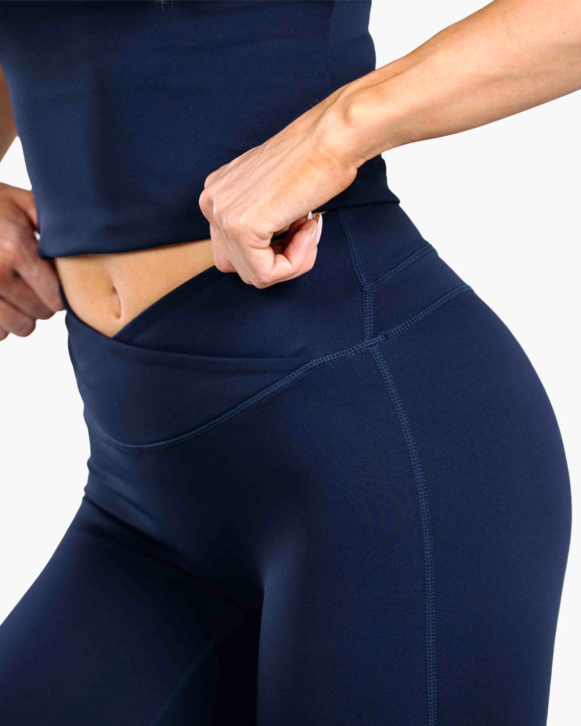 EveryMove™ V-Waist Flared Leggings | Deep Navy