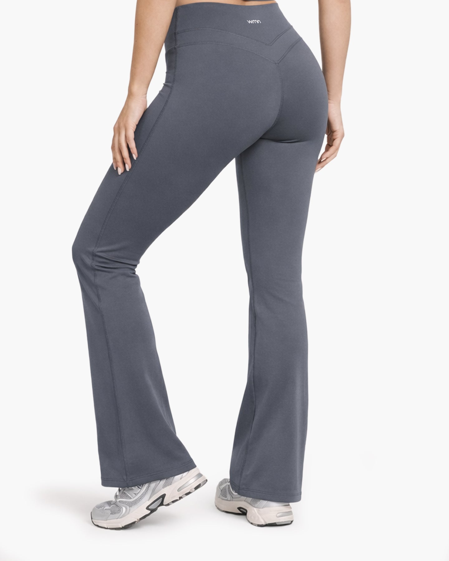 EveryMove™ V Waist Flared Leggings | Stone Grey