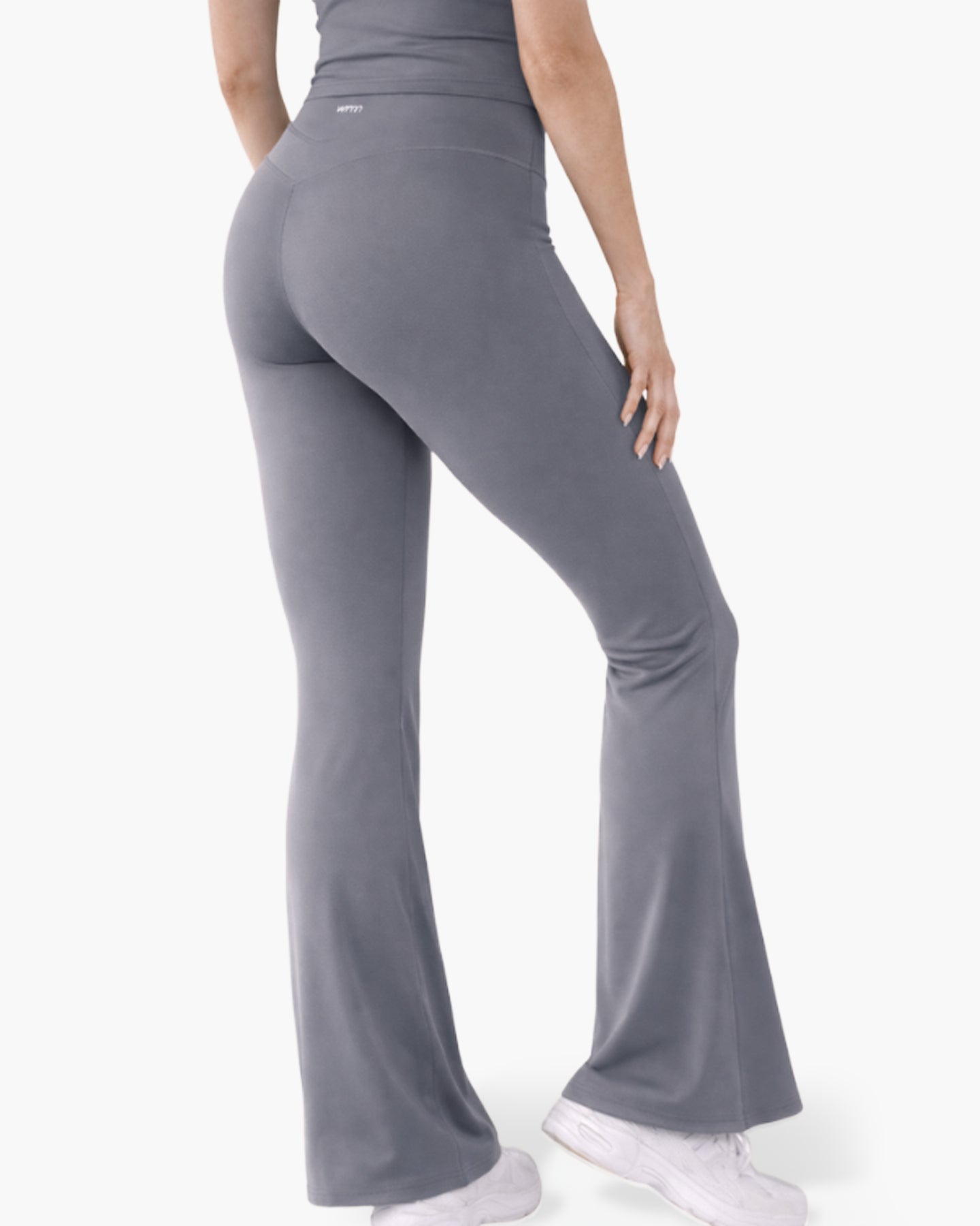 EveryMove™ V Waist Flared Leggings | Stone Grey