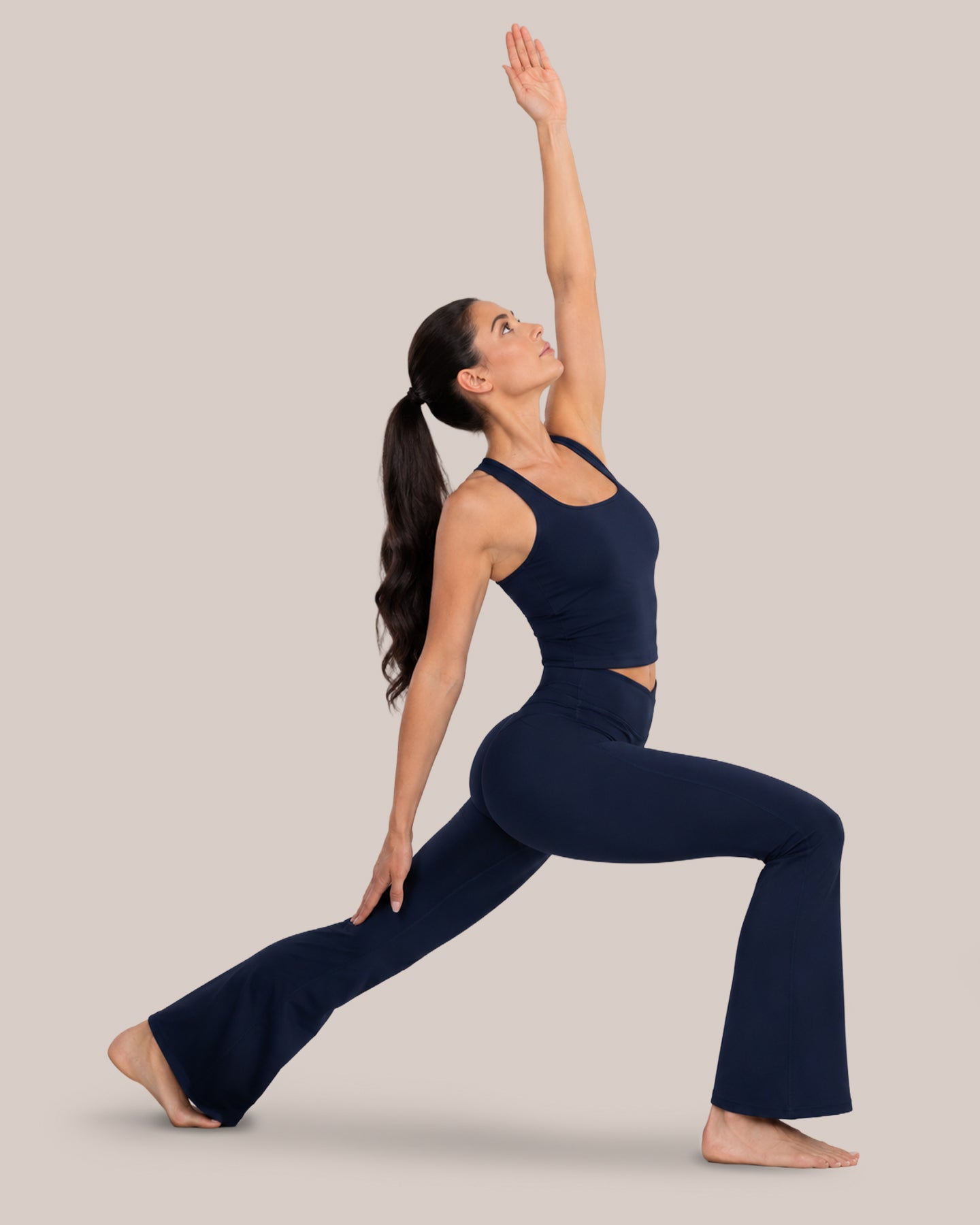 EveryMove™ Vest Tank with Built-in-Bra | Deep Navy