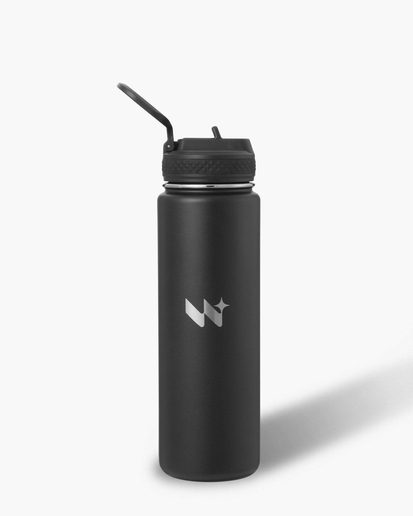 Insulated Straw Bottle | Black