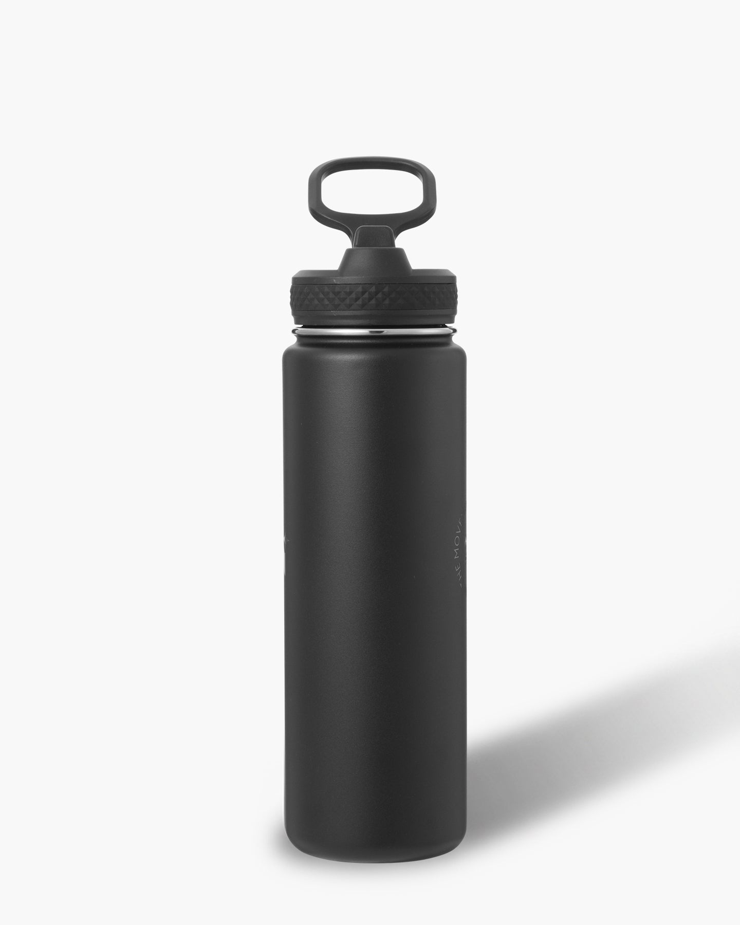 Insulated Straw Water Bottle 700ml | Black