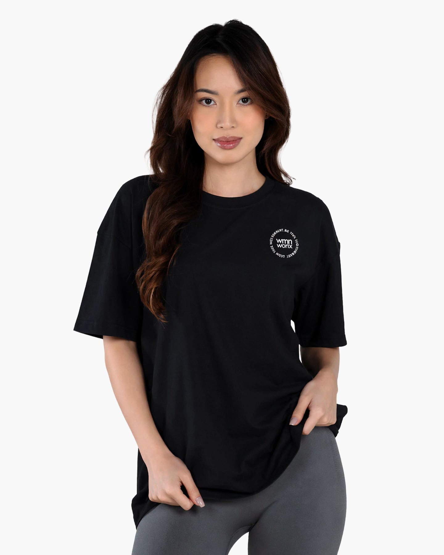 JTM Graphic Oversized T-shirt | Black