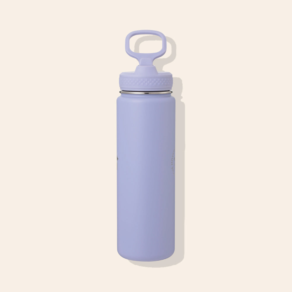 Insulated Straw Bottle | Purple