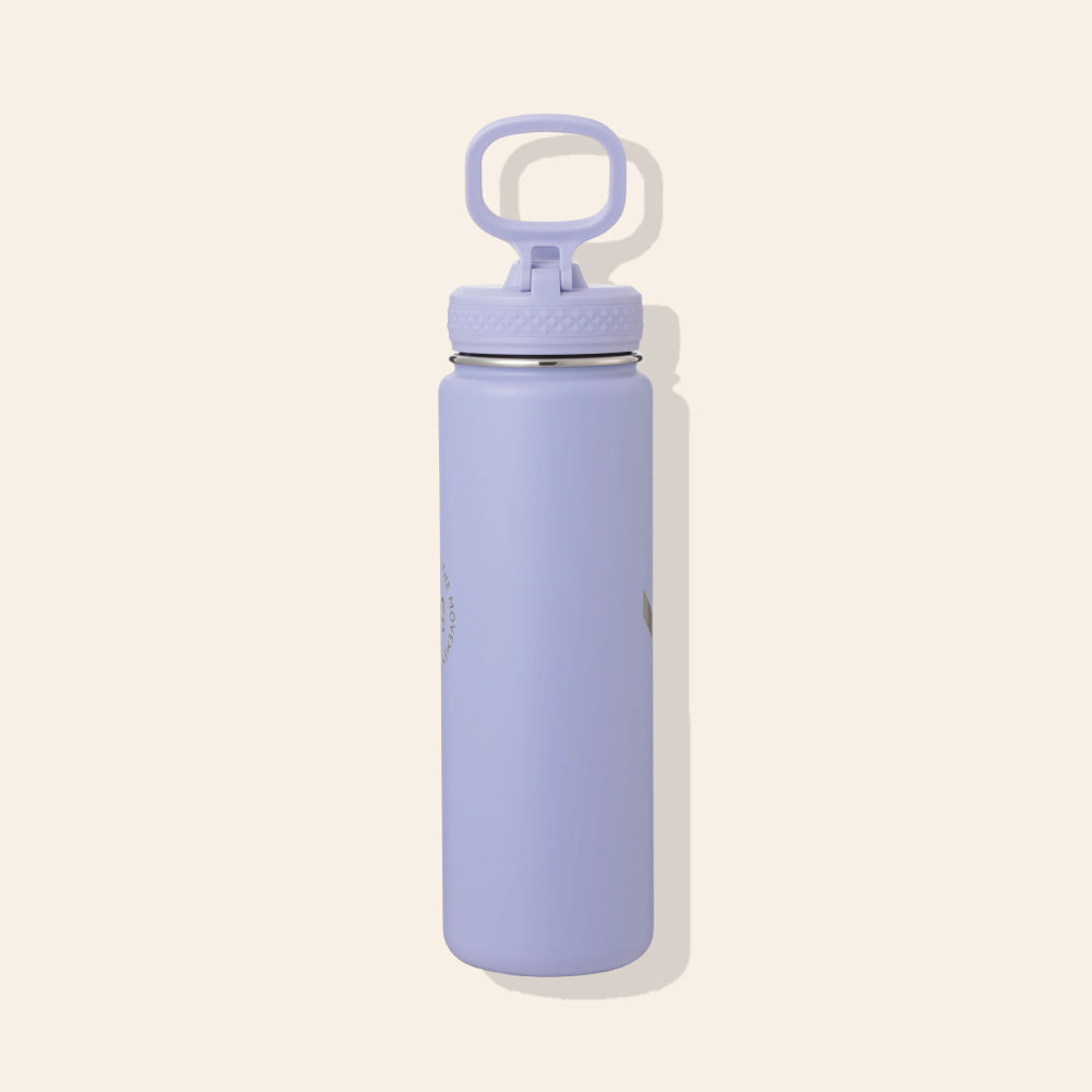 Insulated Straw Bottle | Purple