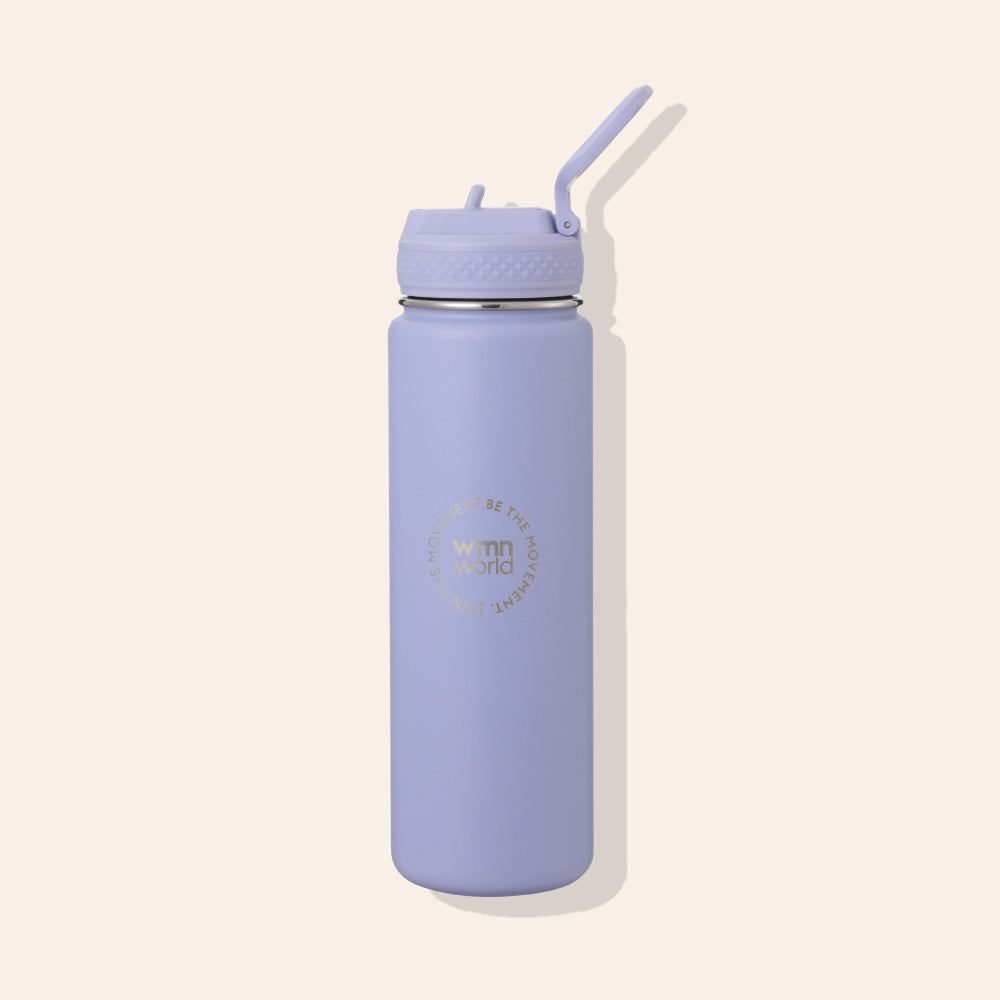 Insulated Straw Bottle | Purple