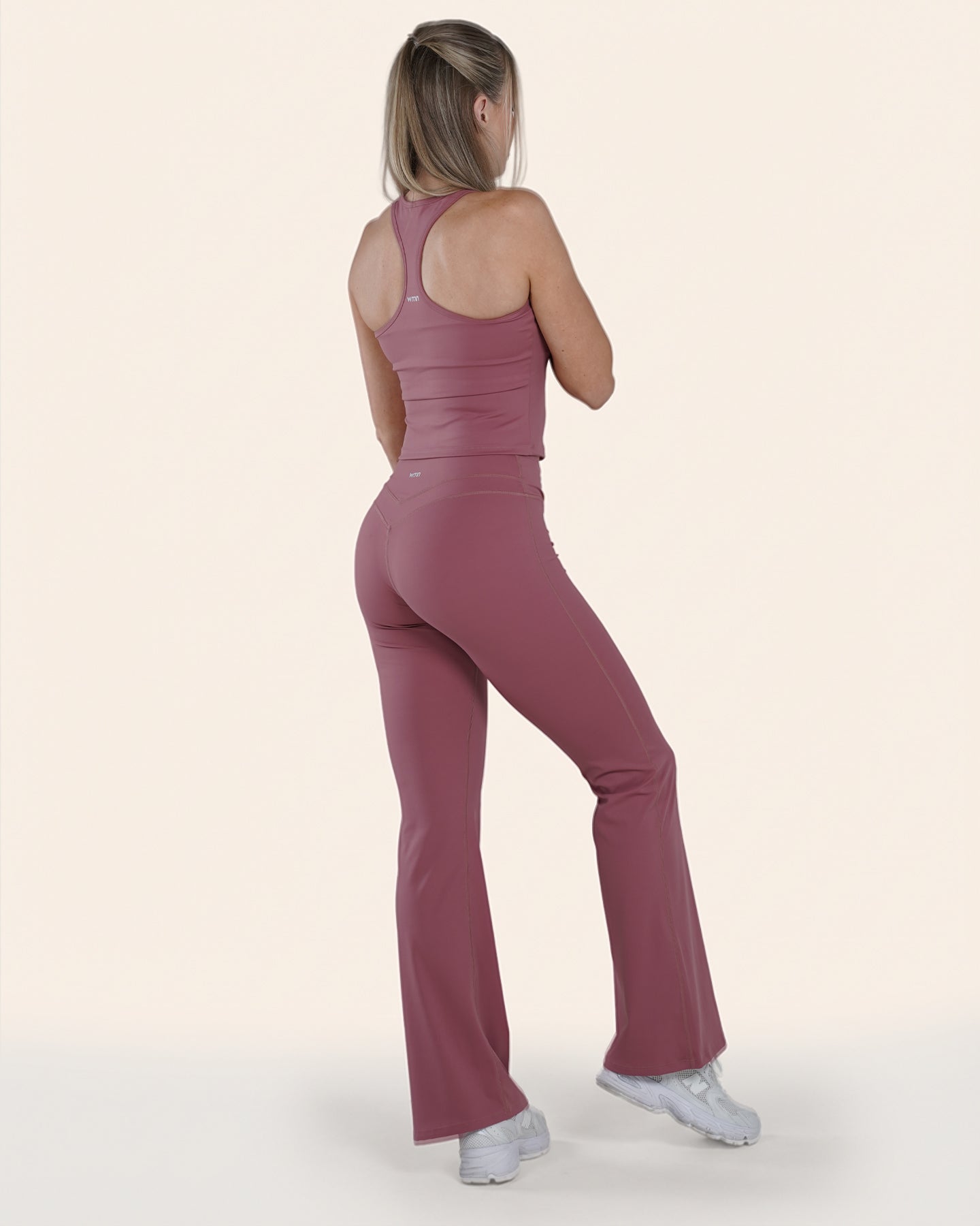 EveryMove™ V-Waist Flared Leggings | Dusty Pink