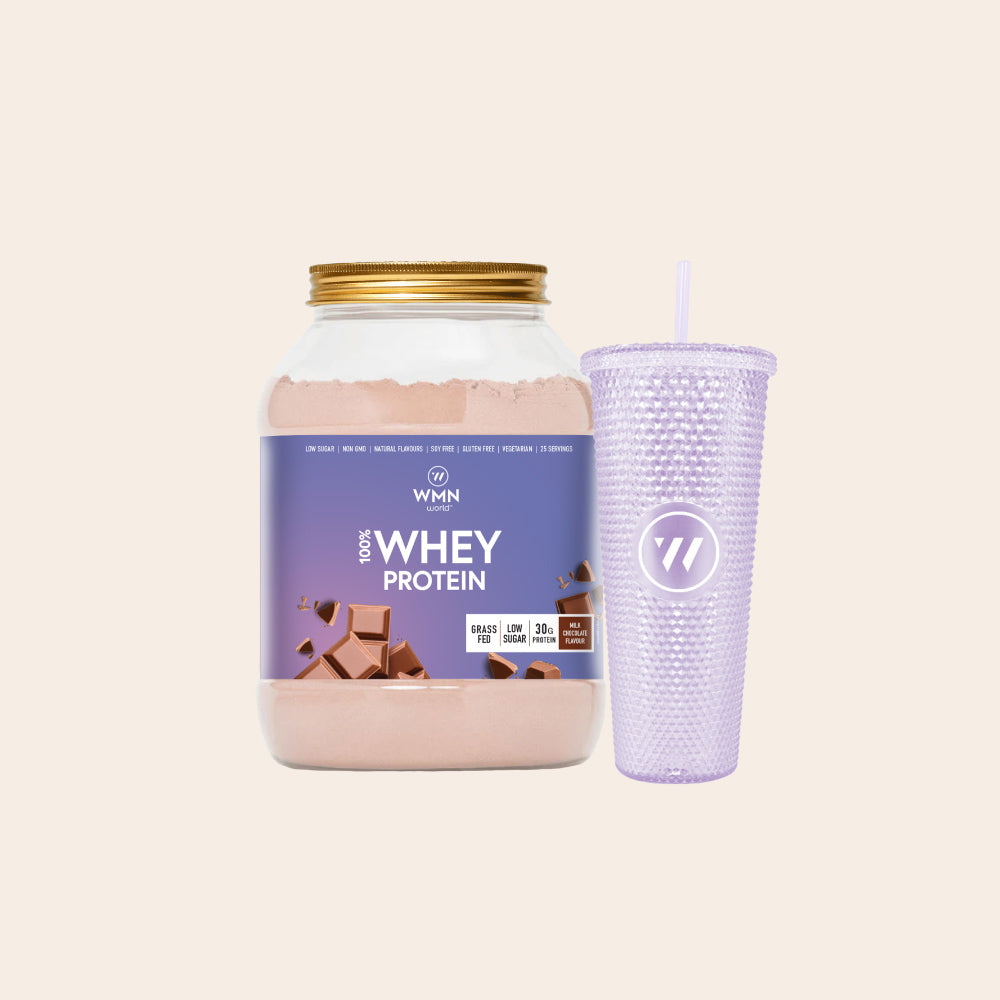 Whey Protein + Tumbler